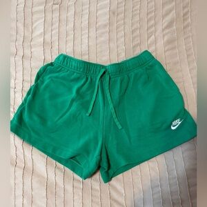 Nike Women's Athletic Green Shorts